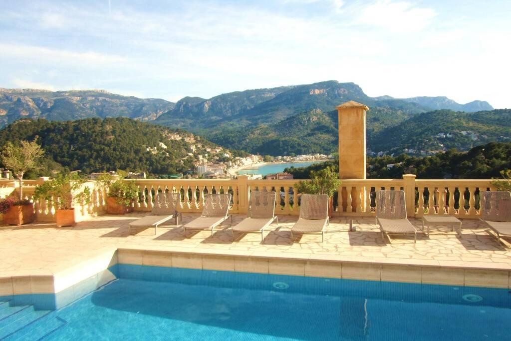 Apartamento Gran Terraza Privada Y Vistas Al Mar Puerto de Sóller Zewnętrze zdjęcie